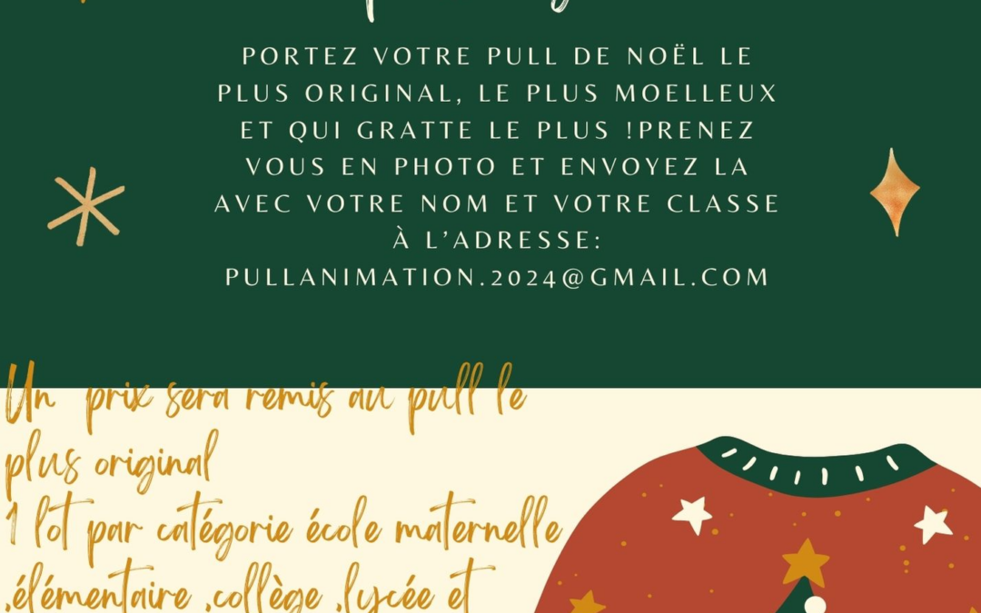 Concours Pull de Noël